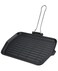 Ilsa V174 Dietella Cast Iron 9-Inch x 14.5-Inch Rectangular Grill, Black