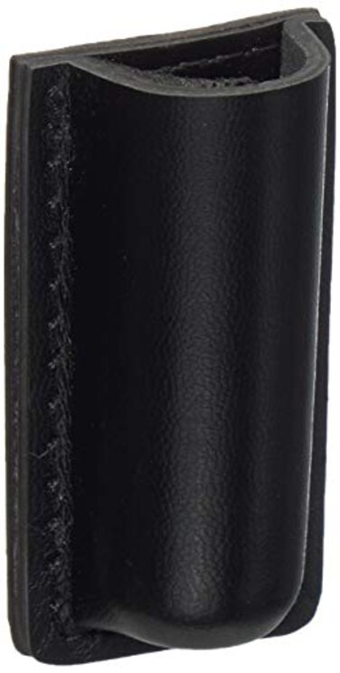 Safariland BIANCHI 306-3-2: Mini Flashlight Carrier, Plain, Black