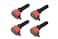MSD 82594 Ignition Coils, Red, 4-Pack