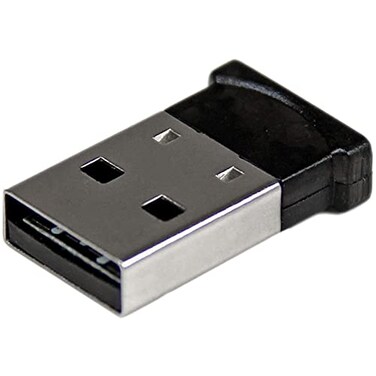 StarTech Bluetooth Adapter - Mini Bluetooth 4.0 USB Adapter - 50m/165ft Wireless Bluetooth Dongle - Smart Ready LEEDR ,USBBT1EDR4,Black