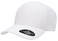 Flexfit Men's Delta Seamless Baseball Cap, White, Small-Medium