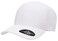 Flexfit Men's Delta Seamless Baseball Cap, White, Small-Medium