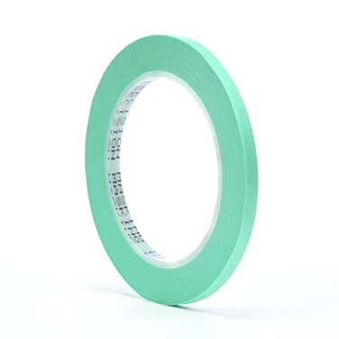 3M Precision Masking Tape, 06525, 1/4" x 60 yds, Crisp, 1 Roll