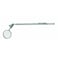 General Tools 555 Glass Inspection Mirror, 8 inch Fixed Length, 1-1/4 Diameter Round Mirror