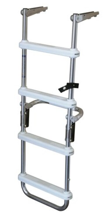 JIF Marine DUG 4-Step Folding Deck Ladder