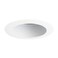 Juno Lighting 444W-WH Halogen Adjustable Recessed Baffle with White Trim, 50 watts, 4 Inch, White