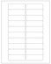 ChromaLabel Printable Labels, 1 x 3 Inch, 1000/Pack