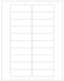 ChromaLabel Printable Labels, 1 x 3 Inch, 1000/Pack