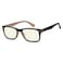Eyekepper Blue Light Reading Glasses Men Women 4.0, Small Black Brown