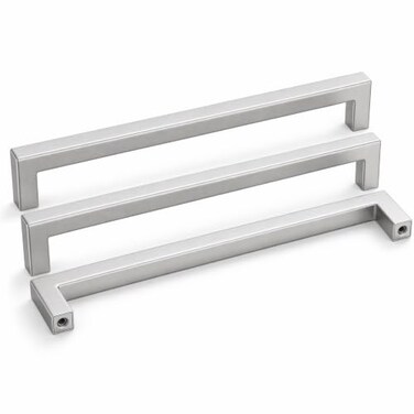 Goldenwarm 10 Pack 10 Inch Brushed Nickel Cabinet Pulls Kitchen Handles