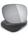 MryokPolarized Replacement Lenses for Oakley Jupiter Squared OO9135 / Jupiter Carbon OO9220 - Silver Titanium