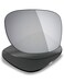 MryokPolarized Replacement Lenses for Oakley Jupiter Squared OO9135 / Jupiter Carbon OO9220 - Silver Titanium