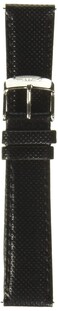 Timex TW7C06700 Two-Piece 20mm Black Textured Leather Quick-Release Strap