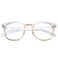 SOJOS Retro Semi Rimless Blue Light Blocking Glasses