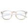 SOJOS Retro Semi Rimless Blue Light Blocking Glasses