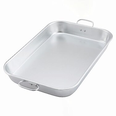 Winco 17 3/4" 17.9 x Aluminum Bake Pan with Handle