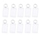 ASTRQLE 10PCS Clear Blank Photo Image Picture Frame Framework Keychain Key Buckle Ring,Rectangle