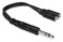 Hosa YMP-234 1/4 Inch TRS to Dual 3.5 mm TRSF Y-Cable