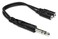 Hosa YMP-234 1/4 Inch TRS to Dual 3.5 mm TRSF Y-Cable