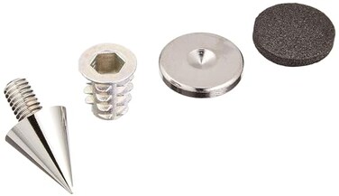 Dayton Audio DSS2-BC Black Chrome Speaker Spike Set 4 Pcs.