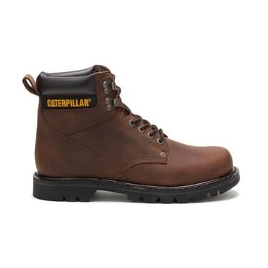 CAT Footwear Men's Second Shift Soft Toe Work Boot, Dark Brown, 13