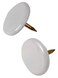 Hillman Thumb Tacks, 5/16in, 40 Pack, White