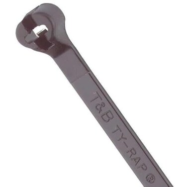 ABB CABLE TIE 40LB 8IN UV BLACK NYLON