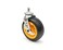 Rock-N-Roller Ground Glider Caster with Brake 8" x 3" 2-Pack for R12R18RT Multi-Carts