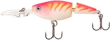 Rapala Jointed Shad Rap Crankbait, 2", Pink Tiger UV