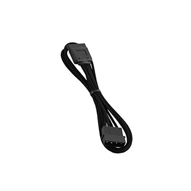 CableMod ModFlex Sleeved Molex to SATA Power ,Black, 45cm
