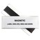C-Line HOL-DEX Magnetic Shelf/Bin Label Holders, Side Load, 2 x 6, Clear, 10/Box