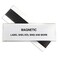 C-Line HOL-DEX Magnetic Shelf/Bin Label Holders, Side Load, 2 x 6, Clear, 10/Box