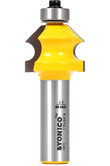 YONICO Router Bits Wainscoting BevelBead 1/2-Inch Shank 13111
