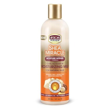 African Pride Ap Shea Miracle Silky Curls Moisturizer 12 Ounce ,354ml,2 Pack