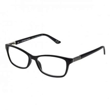 FOSTER GRANT Jules Black Frame Reading Glasses2.50