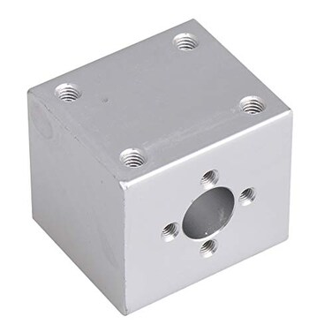 CNBTR 34x30x30mm Silver Ballscrew Nut Housing Bracket Holder T8 Trapezoidal Screw Seat for 3D Printer/Coding Machine