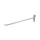 Econoco Slatwall Deluxe Hooks, 96 Pack, Chrome, 12in