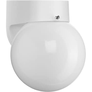 Progress Lighting Modern Outdoor Wall Light, White