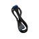 CableMod ModFlex Sleeved Right Angle Internal USB 3.0 Cable ,Black, 50cm