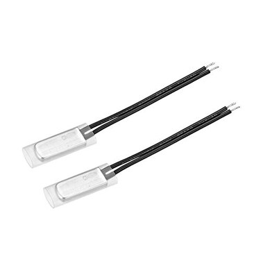 uxcell KSD9700 Thermostat, 60„ƒ Normally Close Temperature Switch Thermal Switch, N.C 10A Metal Temperature Controller 2pcs