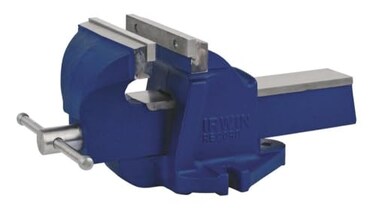 IRWIN Tools Heavy Duty Workshop Vise, 4-inch ,226304ZR, Grey