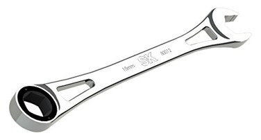 SK Tools USA 18MM, 6 Point, X-FrameCombination Ratcheting Wrench80012