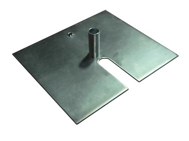 OnlineEEI Pipe and Drape 14"x16" Base Plate ,w/ 2" Pin