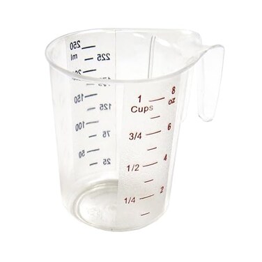 Winco 1-Cup Measuring Cup, Polycarbonate