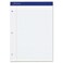 Ampad Double Sheet Pad, White, Letter Size, College Rule, 100 Sheets, 1 Each ,20-323