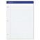 Ampad Double Sheet Pad, White, Letter Size, College Rule, 100 Sheets, 1 Each ,20-323
