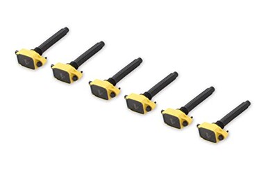 ACCEL 140648-6 SuperCoil Ignition Coil - Yellow - 6-Pack