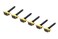ACCEL 140648-6 SuperCoil Ignition Coil - Yellow - 6-Pack
