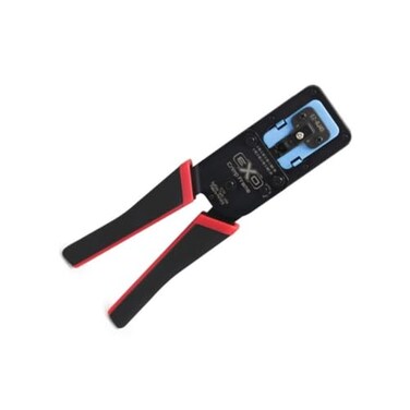 Platinum Tools 100062C EZ-RJ45 Die is easily interchangeable, Network Cable Crimper for RJ45 and Modular Connectors