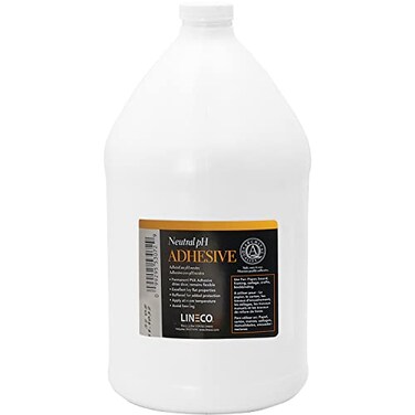 Lineco Neutral pH Adhesive, All-Purpose Glue, 1 Gallon, White, 1 Pack